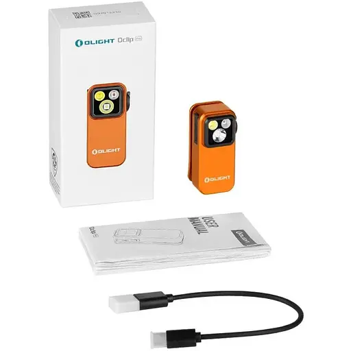 Ліхтар Olight Oclip Pro Orange - фото 4