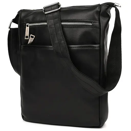 Чоловіча сумка А4 через плече із натуральної шкіри TARWA 33х26х8 см sum0028173 - фото 3