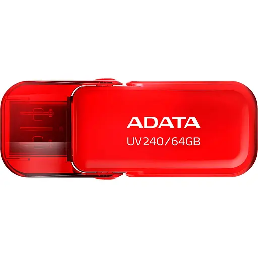 Флеш-накопичувач Adata Flash 64Gb USB 2.0 AUV 240 Red (AUV240-64G-RRD) - фото 2