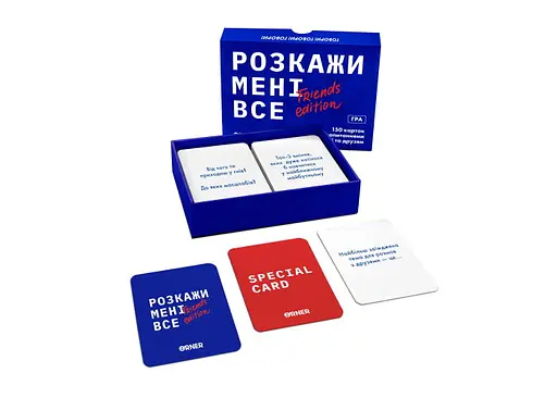 Настільна гра Оrner Розмовна гра Розкажи мені все! Friends edition (укр.) (1607) - фото 6