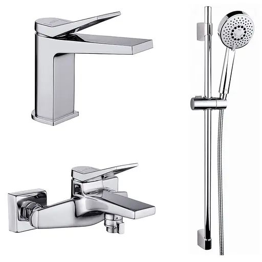 Набір змішувачів для ванни Cersanit 3в1 B247 000021654 - фото 1