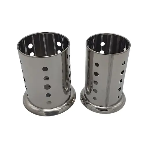 Подставка стойка для сушки кухонных принадлежностей и столовых приборов из нержавеющей стали набор 2 шт., Kitchen Master Серебристый 85832 - фото 1