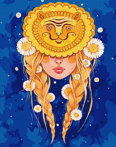 Набор для росписи по номерам Лев, 40x50 см, КНО2599