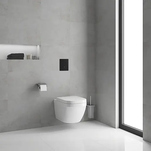 Панель змиву для унітазу, чорний матовий Grohe Skate Cosmopolitan 38732KF0, Чорний матовий - фото 8