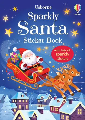 Sticker Books: Sparkly Santa