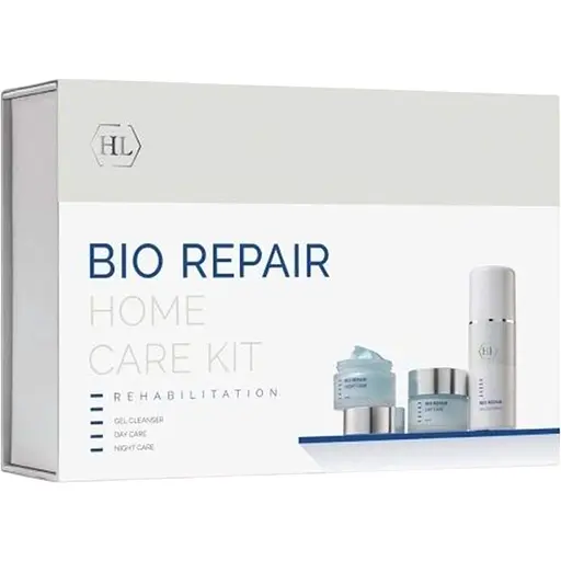 Набір для обличчя Holy Land Bio Repair Kit: очищуючий гель 150 мл + денний крем 50 мл + нічний крем 50 мл