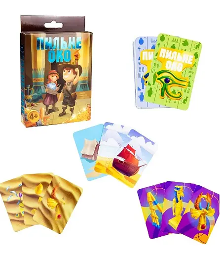 Карточная игра Зоркий глаз, украинский, Стратег