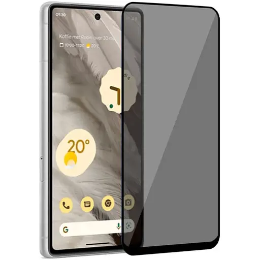 Защитное стекло DK для Google Pixel 7 Антишпион Full Glue 020549 black