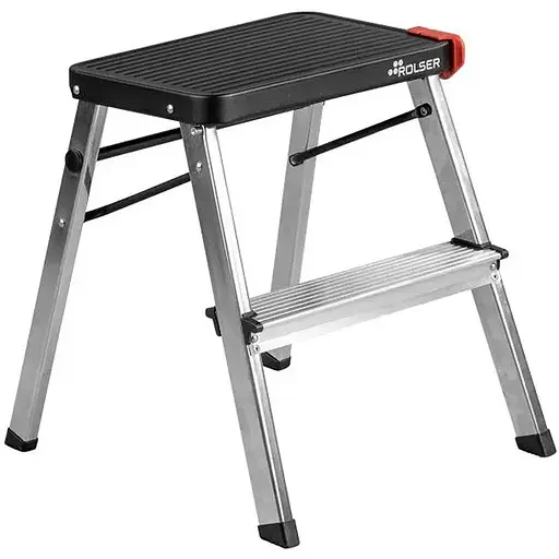 Лестница Rolser Taburete M/2 2 ступени Negro (MD2001-1023) - фото 1