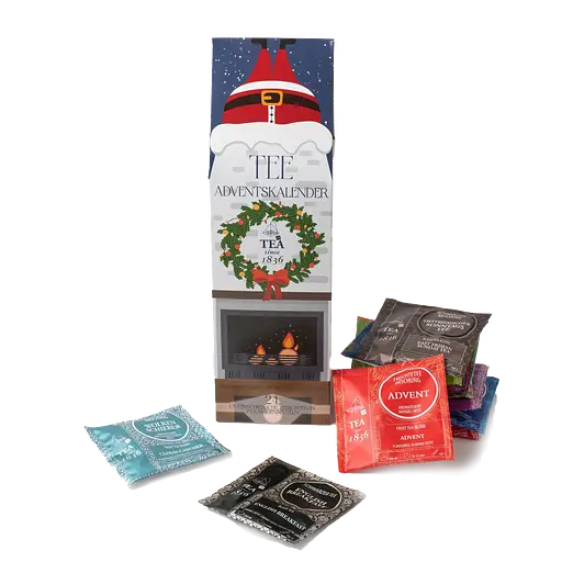 Чайний Адвент-Календар Tea Santa is камін