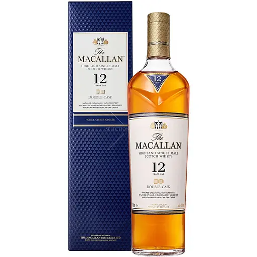 Виски The Macallan Double Cask 12 yo Single Malt Scotch Whisky 40% 0.7 л в подарочной упаковке