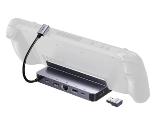 Игровая док-станция (хаб) Ugreen CM666 Steam Deck Dock 6-в-1 4K 120Hz (UGR-15388) - фото 3