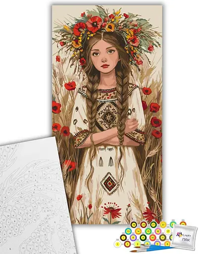 Набір для розпису ArtCraft Польова панночка 40 x 80 см (10133-AC) - фото 2