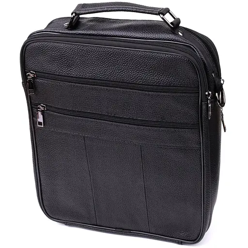 Сумка чоловіча з ручкою для перенесення в руці з натуральної шкіри Vintage 27х35х9,5 см sum0027495 - фото 12