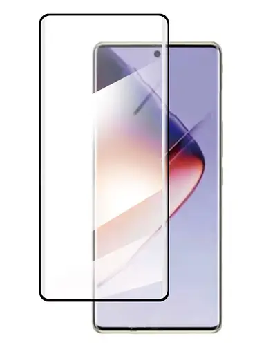 Защитное стекло DK для Tecno Spark 20 Pro+ 3D Full Glue 018453 black - фото 4