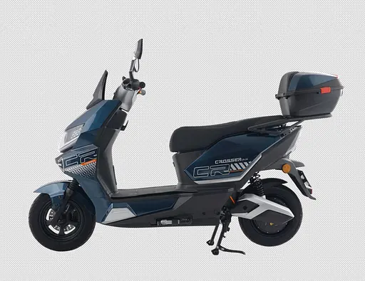 Електроскутер Двомісний Crosser CR20 (2500W, Графенова батарея 72V/24Ah) Синій - фото 3