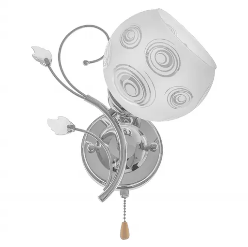 Бра Brille LK-584W/1 настенное накладное классическое E27 CH - фото 5