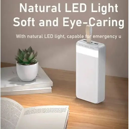 Універсальна мобільна батарея Remax RPP-185 Leader 50000mAh з ліхтарем (Білий) - фото 5