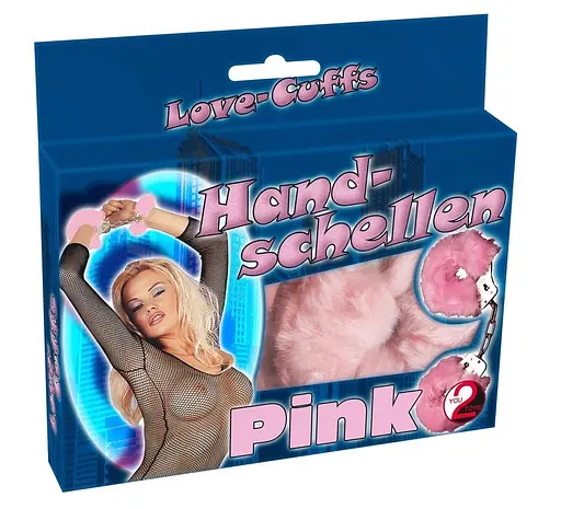 Наручники You2Toys Orion Handschellen Love Cuffs 28 см рожевий - фото 2
