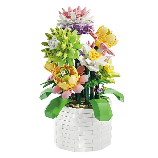 3D конструктор Flowers Суккуленты на 1059 деталей (25-129)