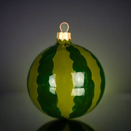 Ялинкова прикраса Різдвяні історії Херсонський кавун скло (4820001105292) - фото 4