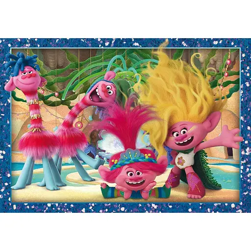 Пазл 4 в 1 Clementoni Trolls 3: 12+16+20+24 елементи (21527) - фото 3