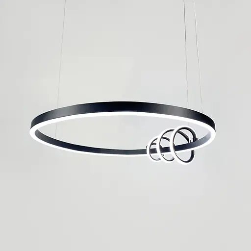 Підвісна LED люстра з кріпленням у двох точках Ø 60 см | Арт. BF 14-600 | Line F - фото 1