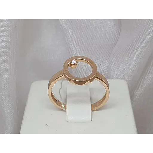 Золоте кільце Імперія золота з фіанітом. КВ983(3)И 18 - фото 4