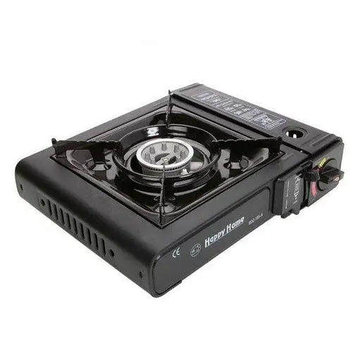 Портативна газова плита Happy Home BDZ-155A однокомфоркова - фото 3