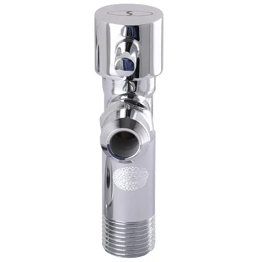 Кран напівобертовий кутовий з цангою Solomon 1/2″х 3/8″ Lazer 7076 000002250 - фото 4