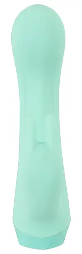 Вібратор-кролик Cuties Mini 13.6 см бірюзовий - фото 6