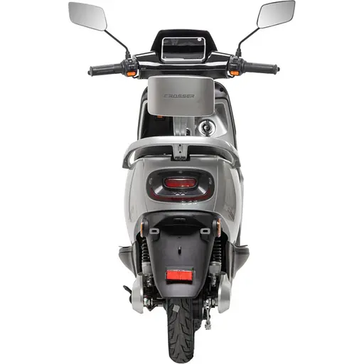 Электроскутер Двухместный Crosser CR14 (1000W, 72V/24Ah) Серый  - фото 3