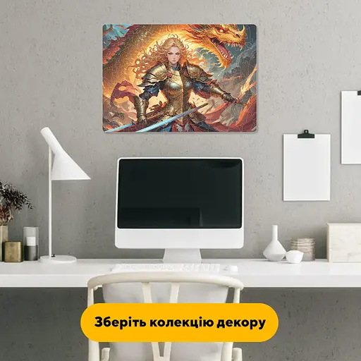 Пазл деревянный Аниме Дракон Судьбы, А5, Картонная коробка 35 элементов - фото 6