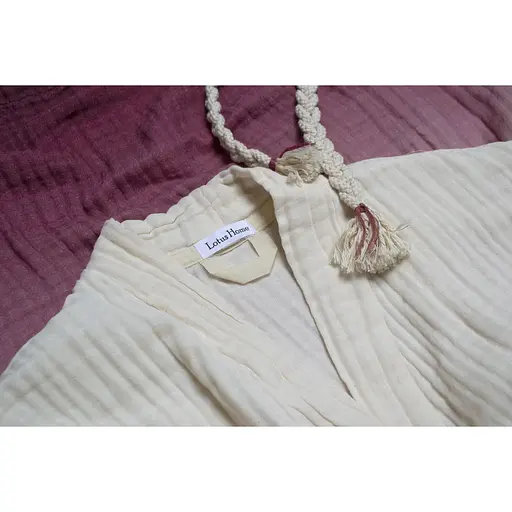 Халат Lotus Home Nitra muslin cherry S/M (svt-2000022351089) - фото 3