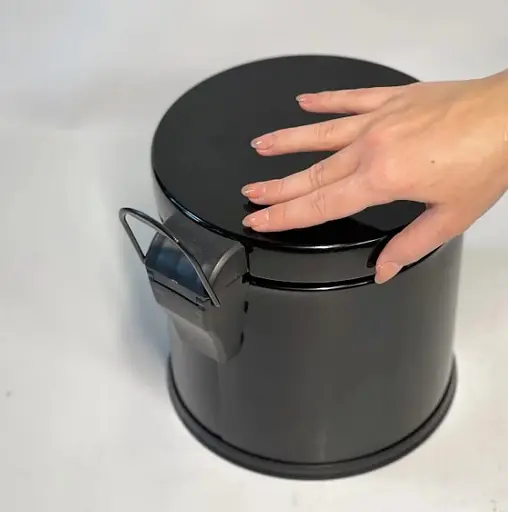 Ведро для мусора с педалью Mertinox 3 л Черный 4501.1825S.120.03  - фото 2