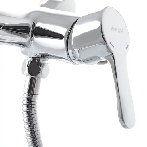 Змішувач для душу Ibergrif Square M12022 IB0024, Хром - фото 3