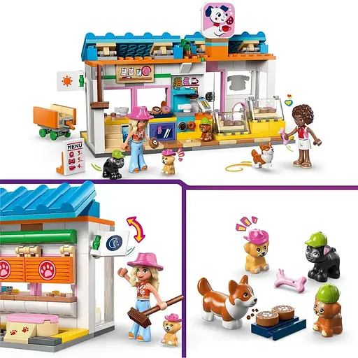 Конструктор LEGO Friends Пекарня собачьего лакомства 278 деталей (42677) - фото 3