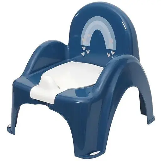 Горшок-кресло детское с музыкой Tega Baby Meteo navy - фото 1