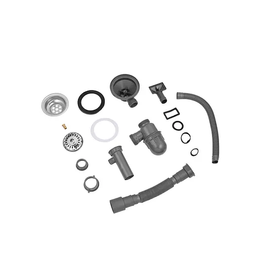 Кухонная мойка Kroner KRP Satin – 430 (0.8 мм) CV031324, Нержавеющая сталь - фото 7