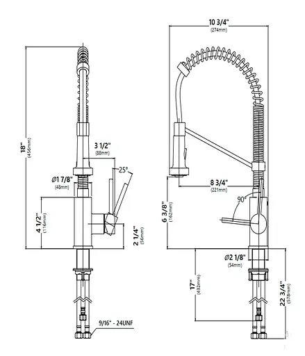 Змішувач для кухні Kraus Bolden KPF-1610BG Золотий - фото 3