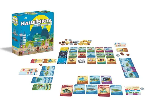 Настольная игра Rozum Наши города: Мачи Коро 2 (Machi Koro 2) (укр.) (R059UA) - фото 6