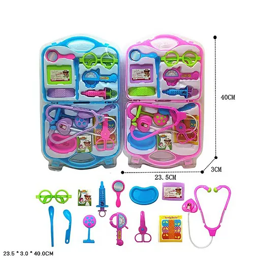 Набор доктора 118, стестоскоп, шприц,ножницы, в чемодане (6975272400350) МИКС - фото 2
