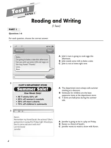 Practice Tests A2 Key. Student's Book - фото 3