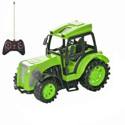 Дитячий радіокерований трактор. Іграшковий яскравий трактор Зелений - фото 2