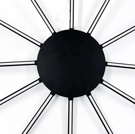 Настойчивый светодиодный светильник в черном каркасе в стиле Modern Line F Арт. WJ7214/12 - фото 7