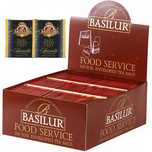 Уценка. Чай черный Basilur с бергамотом Horeca 100 шт. х 2 г (945307)