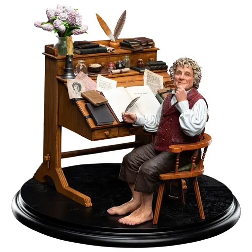 Статуэтка Lord of Rings Bilbo Baggins At His Desk Statue 1/6 scale - фото 1