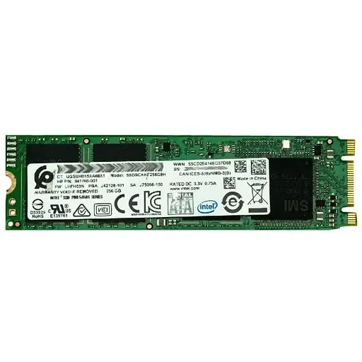 Накопичувач SSD Intel M.2 2280 256GB (SSDSCKKF256G8H) Б/В - фото 1