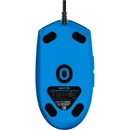 Миша Logitech G203 Lightsync Blue (910-005792) [135198] - фото 6