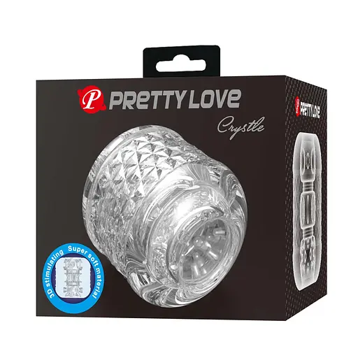 Мастурбатор Pretty Love Crystle прозрачный - фото 7